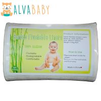 Alvababy 1 Roll Biodegradable Flushable Nappy Liners Flushable Bamboo Liner (100 Sheets Per Roll)