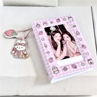 INS Cartoon Photo Album 3 inch Photocard Holder Cute Strawberry Rabbit Kpop Idol Small Photo Card Holder Postcards Collect Book