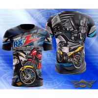 2023 Customized Fashion T-Shirt Yamaha RX-Z Mili (Baju Motor Sublimation) rxz 3D T Shirt  ，Contact the seller for personalized customization