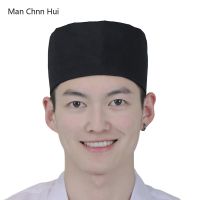 CW Catering Chef Hat for Men Sushi Restaurant Breathable No Eaves Cap Hotel KitchenCook Hat BBQ Waiter MeshHat