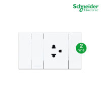 Schneider Electric ชุดเต้ารับ 3 ขา+สวิตช์สองทาง 1 ช่องสีขาว รุ่น AvatarOn A : M3T03_WE+M3T31_2_WE+M3T426UST_WE ชไนเดอร์ สั่งซื้อได้ที่ร้าน  PlugOn