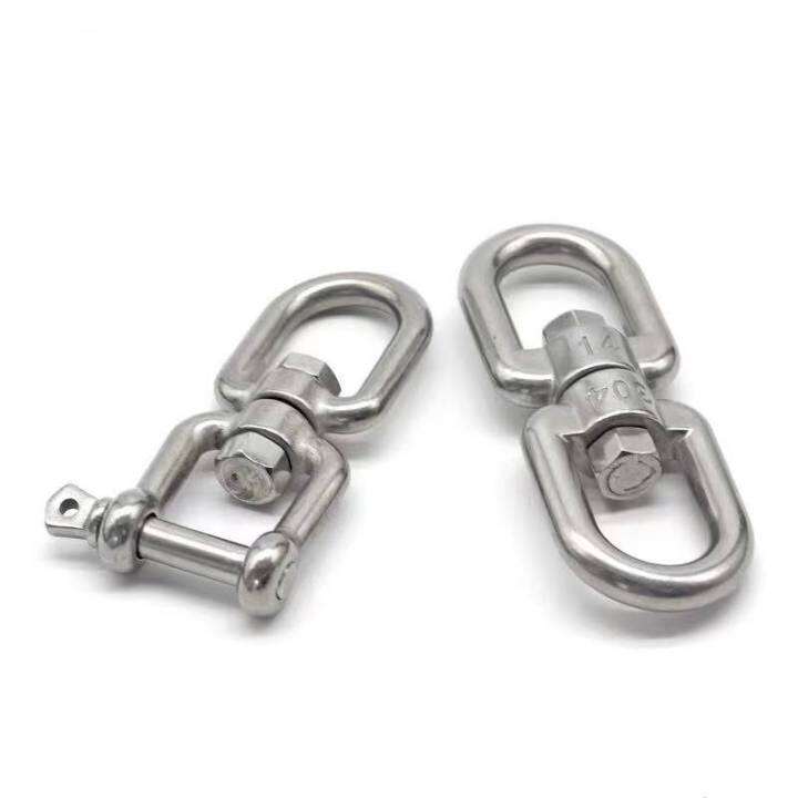 Double Ended Swivel Eye Hook 304 Stainless Steel Eye to Eye Swivel
