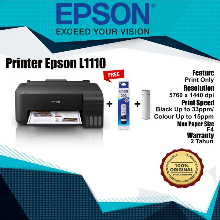 Printer Epson L1110 Lazada Indonesia 9471