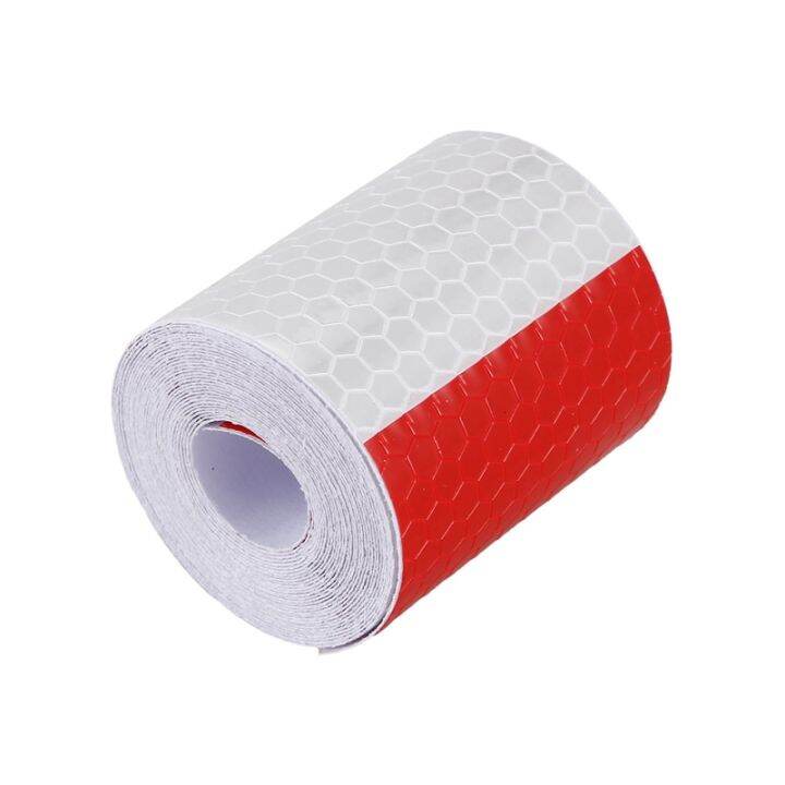 3x-2-inch-x-10ft-3-meters-night-reflective-safety-warning-white-red-tape-strip-sticker