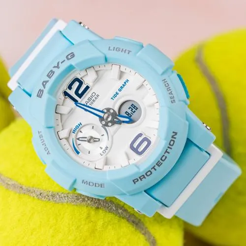 Original Casio Baby-G Bga-180 Sky Blue/White Wrist Watch Women Sport  Watches *Cod-Free Shipping* | Lazada Ph