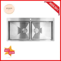 ซิงค์ฝังสแควร์ 2หลุม TEKA TQB สเตนเลสSQUARE BUILT-IN SINK TEKA TQB 2B STAINLESS STEEL **โปรโมชั่นสุดคุ้ม โค้งสุดท้าย**