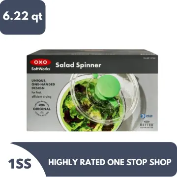 Oxo Good Grips Large Salad Spinner 4.0 Salad Dry Spin Cycle Green