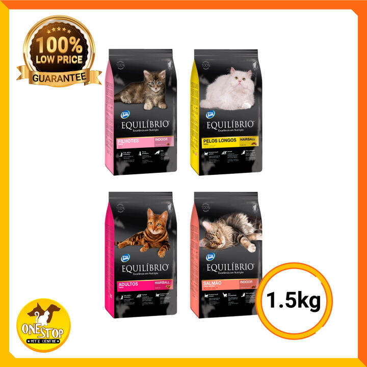 Equilibrio Super Premium Nutrition Cat Food 1.5kg Lazada