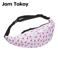 Jom Tokoy New 3D Colorful Waist Pack For Men Fanny Pack Style Bum Bag Flamingo Women Money Belt Travelling Waist Bag 【MAY】