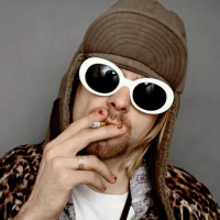 Kurt Cobain Retro แว่นตากันแดดผู้ชาย Vintage แฟชั่นแบรนด์ดวงอาทิตย์แว่นตาคลาสสิกสีขาวสีดำ Lentes De Sol Mujer-Youerd