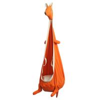 Children Hammock Swing Kids Swing Hammock Pod Chair With Inflatable Cushion Kangaroo Pattern Sturdy Screws Hooks Kit 2.30x5.