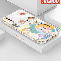 JIUMOO A30s A50s A50ปลอกสำหรับ Samsung กันหิมะสีขาวพื้นผิวสี่เหลี่ยมใหม่เคสซิลิกาเจลแบบนิ่มกันกระแทกเคสมือถือรวมทุกเลนส์กล้องถ่ายรูปฝาครอบป้องกัน