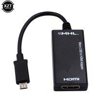 Mirco USB Ke HDMI Kabel Adaptor Kompatibel HD TV MHL 1080P Pria Ke Wanita untuk Samsung LG G2 G3 Ponsel Android 5Pin Konverter Hdmi