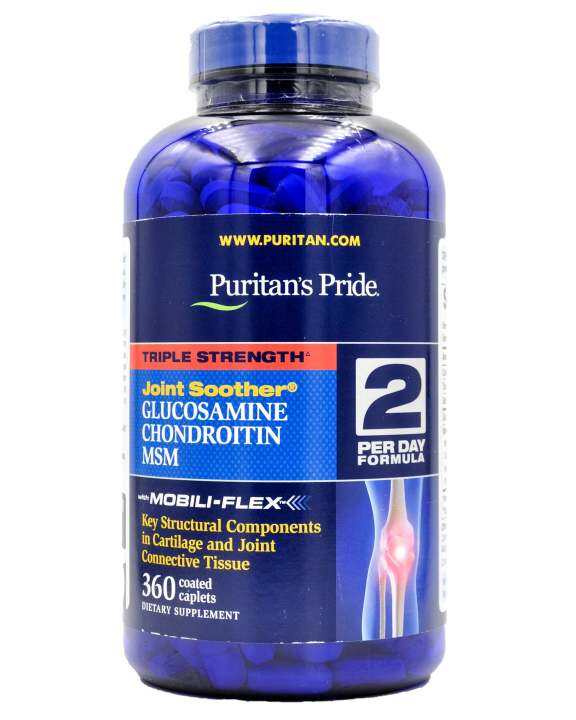 Puritan's Pride Glucosamine Chondroitin MSM (360 caps) | Lazada PH