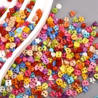 100pcs Mini Buttons Plastic Doll Clothes Round Buckles Buttons for Handmade Cartoon Garment Sewing DIY Craft Needlework Haberdashery