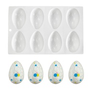 8-khoang phục sinh trứng kẹo khuôn silicon