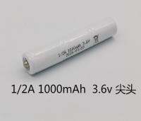 ส่วนลดเวลาจำกัดไฟฉายแสงสว่างจ้า1/2A 1000Mah ชุดแบตเตอร์ชาร์จใหม่ได้ Mah 3.6V 1600