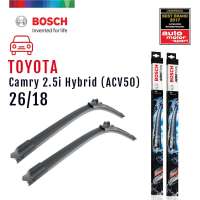 Bosch ใบปัดน้ำฝน รุ่น Aero Twin สำหรับ Toyota Camry ปี11- ขนาด 26/18 นิ้ว