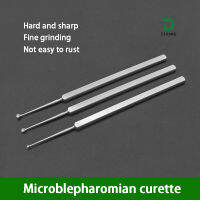 หอย Curette ขูดช้อน Curette สแตนเลส Blepharomian ต่อมขูดช้อน Dermatologic หูดขูดช้อน