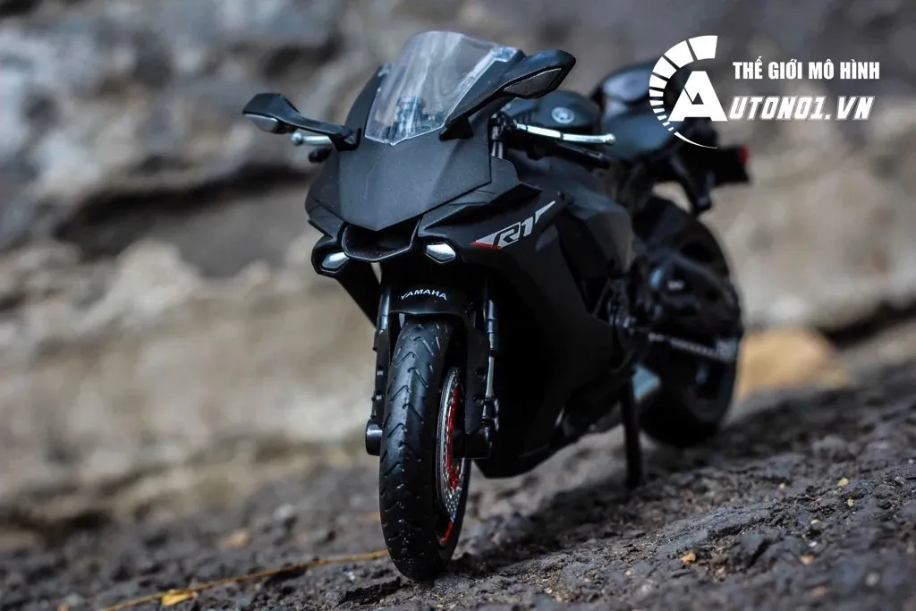 MÔ HÌNH YAMAHA YZF R1 BLACK 1:12 MSZ 7224 MÔ HÌNH YAMAHA YZF R1 BLACK 1:12 MSZ 7224