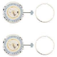 2X 705-3 705 Quartz Watch Movement with Date Display One Jewel Plus Battery Inside Standard Watch Movement