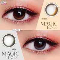 คอนแทคเลนส์ Wink Lens Magic Hole(Gray,Brown) ค่าสายตา 0.00 ถึง -5.00