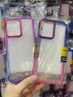 Case Realme C35 เคสเรียวมี เคสหลังใสขอบสีทูโทน เคสกันกระแทกไล่สี ขอบนิ่ม เคส realme C35