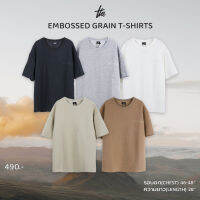 Urthe - เสื้อแขนสั้น รุ่น EMBOSSED GRAIN T- SHIRTS