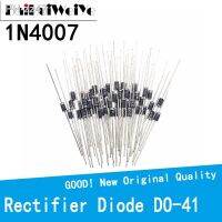 ❈❃ﺴ 100PCS/LOT 1N4007 IN4007 4007 N4007 1A 1200V DO41High Quality Rectifier Diode D-41 DIP New Original