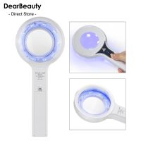 Wood Lamp Portable Skin Analyzer Vitiligo Psoriasis Detector Face Skin Diagnostic Machine UV Magnifying Detection LED Light Lamp