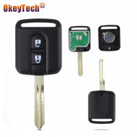 【⊕Good quality⊕】 haokao5 Okeytech ชิป Id46 433Mhz,2ปุ่มอะไหล่กุญแจกุญแจรถอัจฉริยะสำหรับ Nissan Micra Navara Qashqai 2003-2010กุญแจรถยนต์รีโมท Fcc