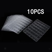 42 Pockets Clear Plastic Coin Pocket Pages Protectors Sheets Pitch 7 Cm 3 Hole Coin Holder Series Album Protection Board