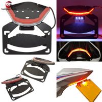 TAORIDER-MOTO Led Integrated Taillight Turn Signals Light License Plate Frame Holder Bracket For BMW S1000RR 2019 2020 2021 2022