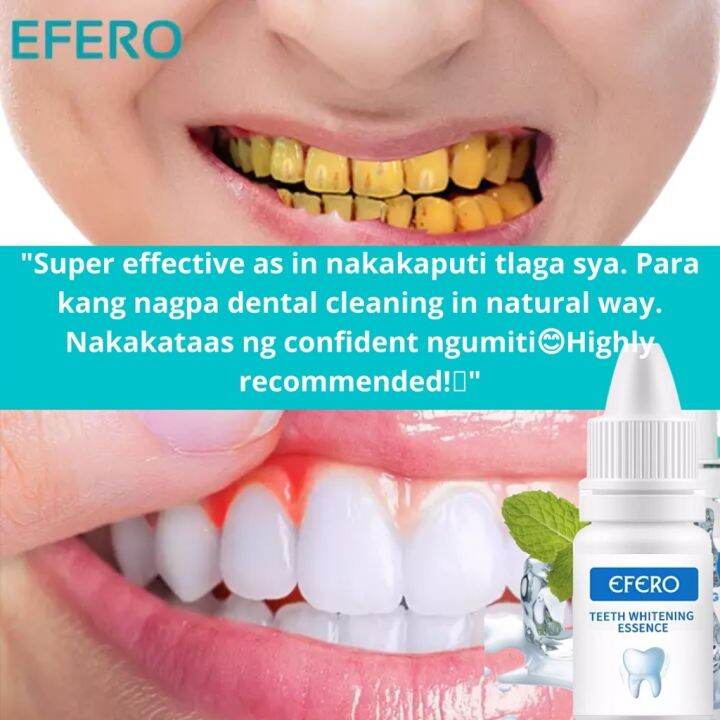 EFERO Teeth Whitening Serum Gel Dental Oral Hygiene Effective Remove