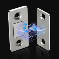 ▤✈ Strong Magnetic Cabinet Catches Set Metal Door Stops Hidden Closer with Screw Sticker Furniture Fittings Door Closer Magnetic