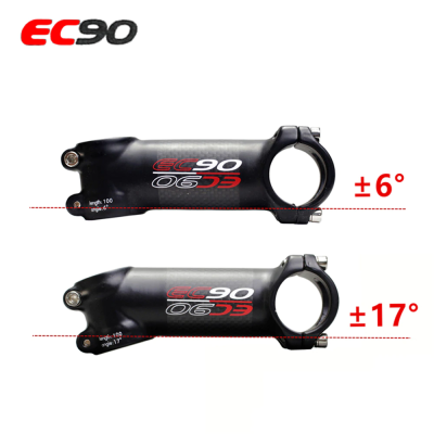 EC90 คอแฮนด์จักรยานอลูมิเนียมเคลือบคาร์บอน ขนาด 28.6-31.8MM 6/17 องศา