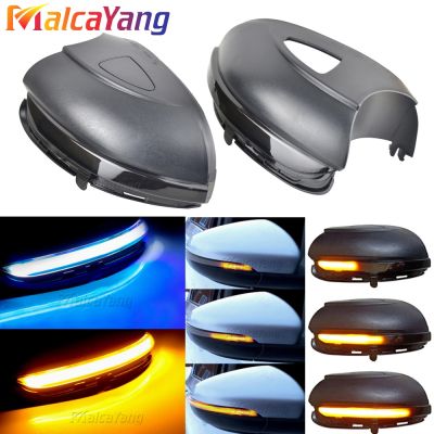 Newprodectscoming LED Dynamic Turn Signal Light Side Wing Rearview Mirror For VW GOLF 6 MK6 GTI R32 08 14 Touran Indicator Lamp With Bottom Shell