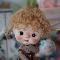 Qbaby Blythe Amydoll วิกผมเครื่องประดับตุ๊กตา BJD สำหรับตุ๊กตาของเล่นเด็กหญิงนมวิกไหมแฟชั่นน่ารักผมสั้นหน้าม้าวิกผมตุ๊กตาอุปกรณ์เสริมตุ๊กตา