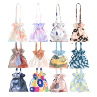 VIBES⌇Vibes Bucket Bag⌇กระเป๋าผ้า มีเชือกรูด กระเป๋าสะพายข้าง