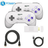 คลาสสิกย้อนยุคเกมคอนโซลไร้สายคู่4พัน Hd เข้ากันได้สำหรับ Super Snes Sfc Y2 Sf กับเหมาะกับการทำงานควบคุม