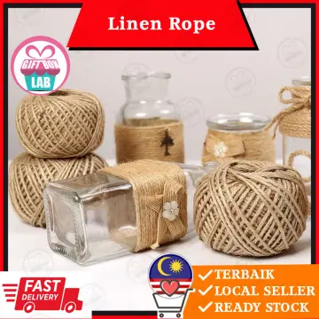 50M Natural Brown Jute Hemp Rope Twine String Cord Craft Making DIY Shabby  Style Rustic Craft String / 6099