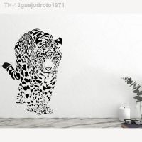 Wall stickers◙ 13guejudroto1971 Adesivo de parede leopardo b593 adesivo vinil para quarto do berçário animais estimação selvagem