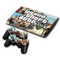 แกรนด์โจรกรรมรถยนต์รูปลอกสติ๊กเกอร์สกิน GTA สำหรับ PS3บาง4000เพลย์สเตชั่น3เครื่องควบคุมและคอนโซลสำหรับ PS3สติกเกอร์ผิวบางเฉียบ