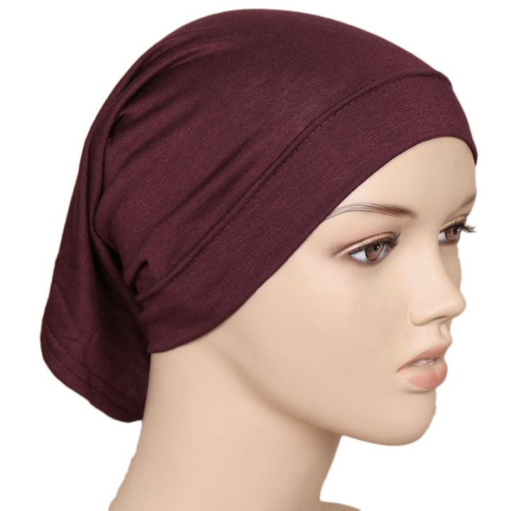 yf-cotton-modal-undercap-plain-soft-stretchy-under-cap-hijab-bonnet-muslim-women-full-cover-inner-hijabs-turban-underscarf