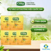 Combo 5 Trà Túi Lọc Cozy Trà Đen Nhãn Vàng