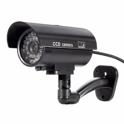 【✱2023 HOT✱】 jhwvulk กล้องเฝ้าระวังสำนักงานบ้านภายในอาคารกล้องวงจรปิดปลอมสำหรับจำลองกันน้ำสะท้อนแสง Led ในตัว