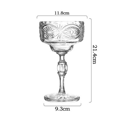 Tall Glass Ice Cream Party Champagne Cocktail Flute Glass Wine Glass Cup Glasses Drinkware Coffee Mug Crystal Mugs Drinkware