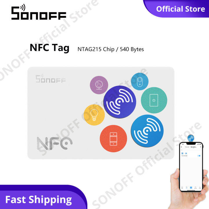 SONOFF NFC Tag Mini Smart NFC Tag Sticker Waterproof PVC Card 215 NFC