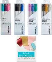 Cricut Joy Gel Pen Variety Bundle - Smooth and Glitter Assorted Colors