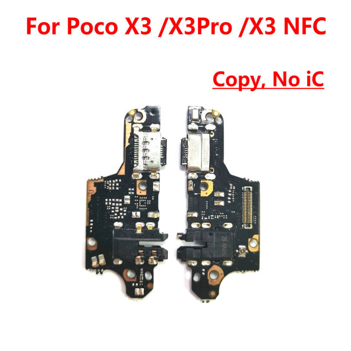 Usb Charger Dock Connector Charging Port Board Microphone Flex Cable For Xiaomi Poco X3 Nfc 2370